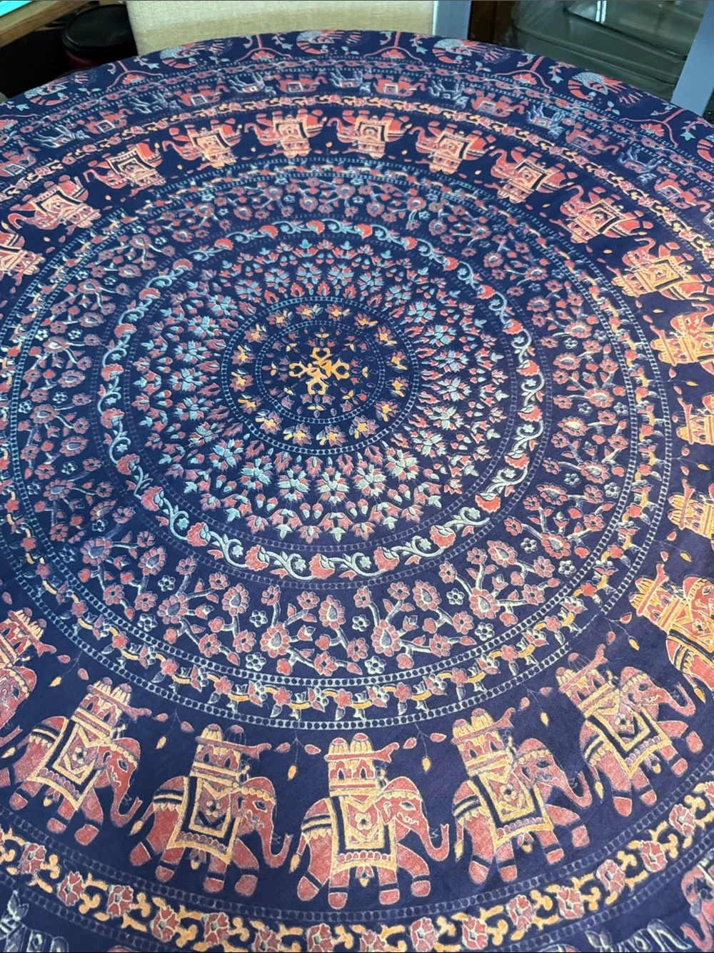 Indian Tapestry/Wall Hanging/Mandala  Bedspread/Hippie Gypsy Throw